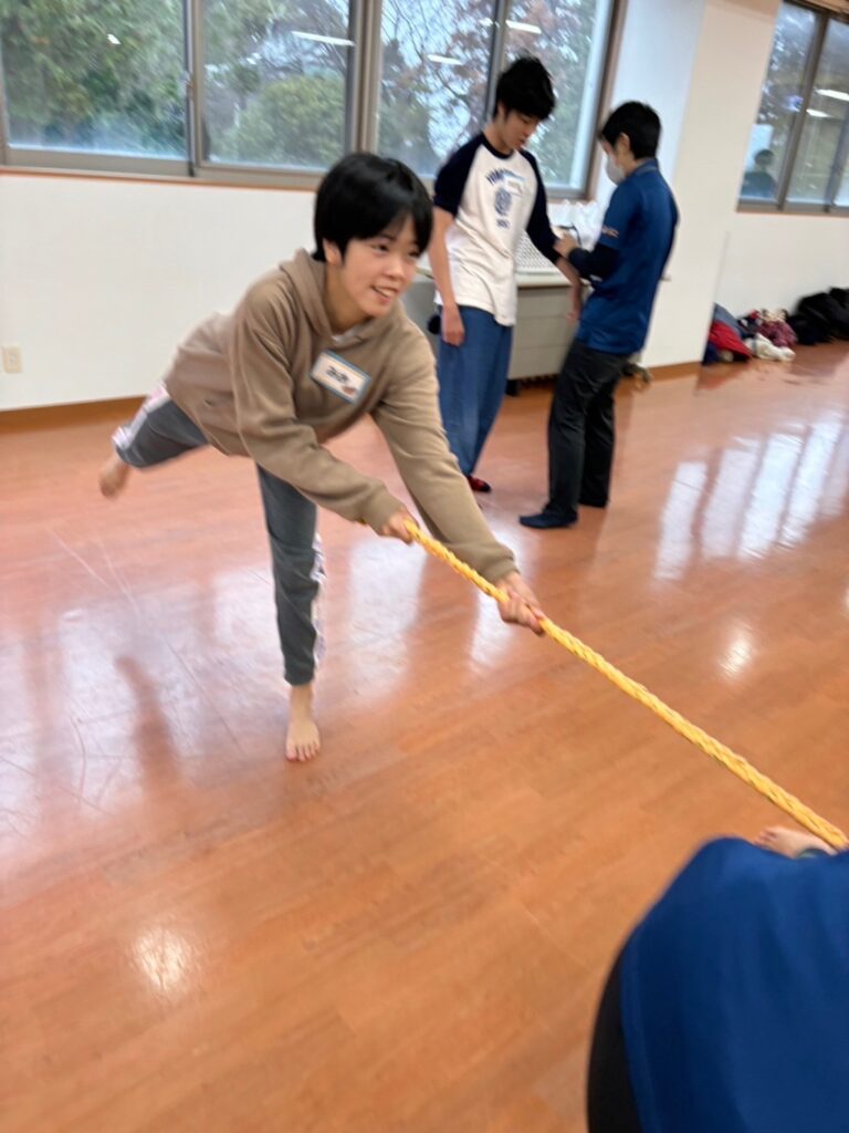 放課後等デイサービスずっと　はるるん　綱引き　広川