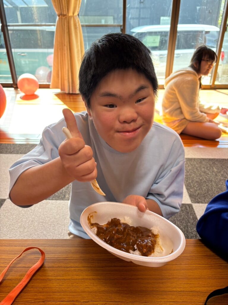 放課後等デイサービスずっと　災害調理体験