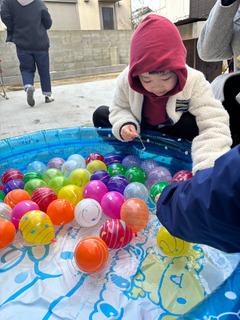 放課後等デイサービスずっと　広川　ずっとまつり　ヨーヨー