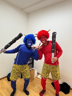 放課後等デイサービスずっと　はるるん　豆まき　鬼